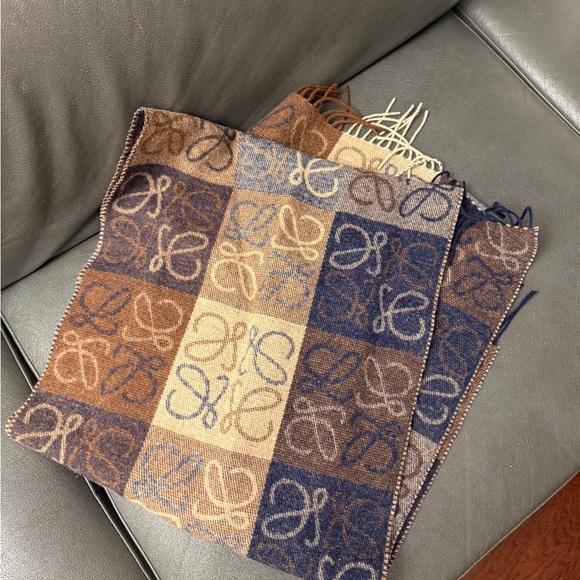 Loewe Multicolor Patterned Scarf - Picture 1 of 3